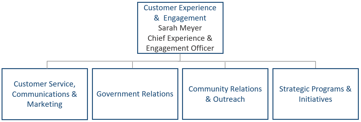 Organization Chart Customer Experience & Engagement