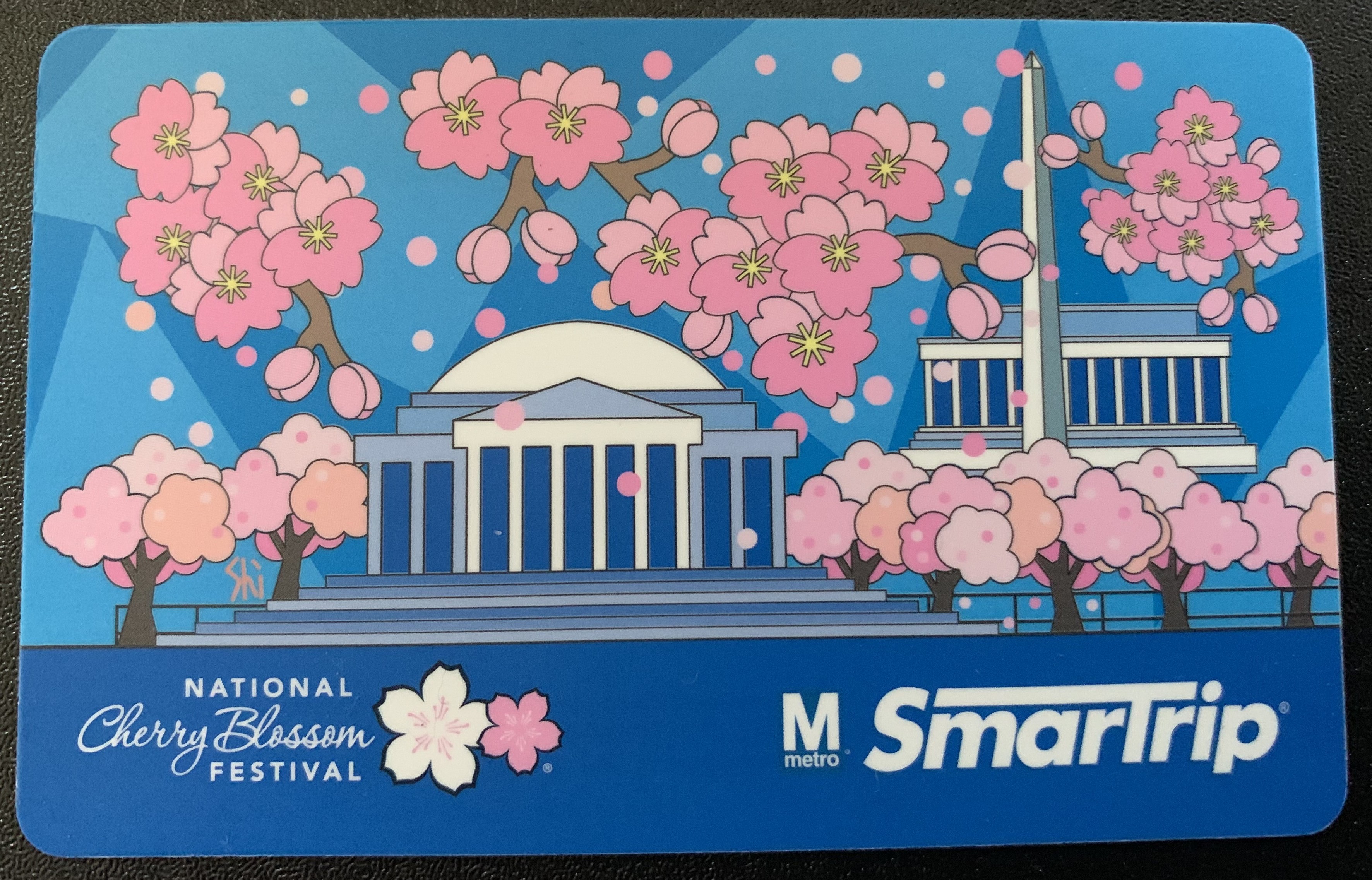 2024 Cherry Blossom Card actual card