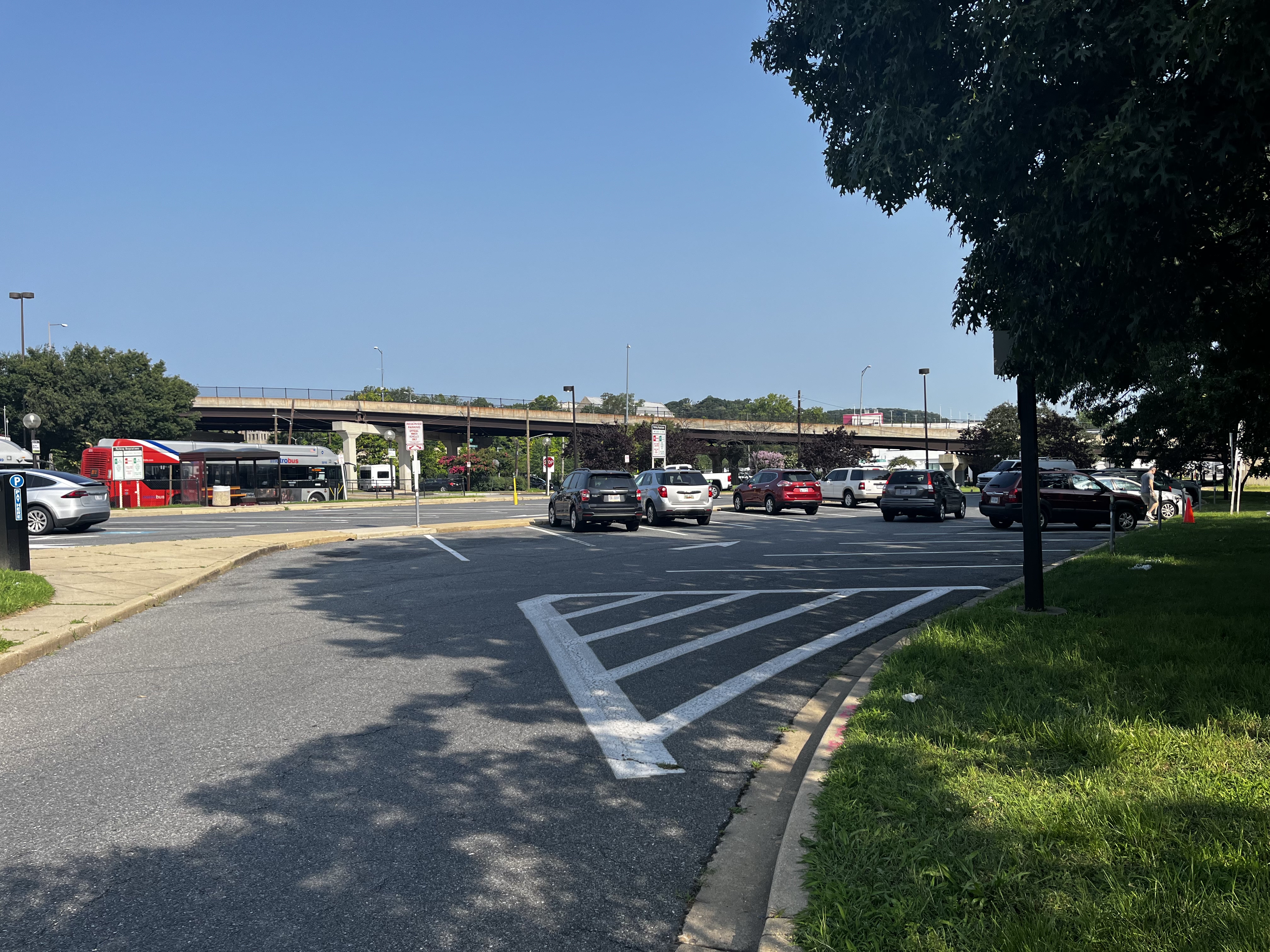 Brookland Station parking kiss and ride