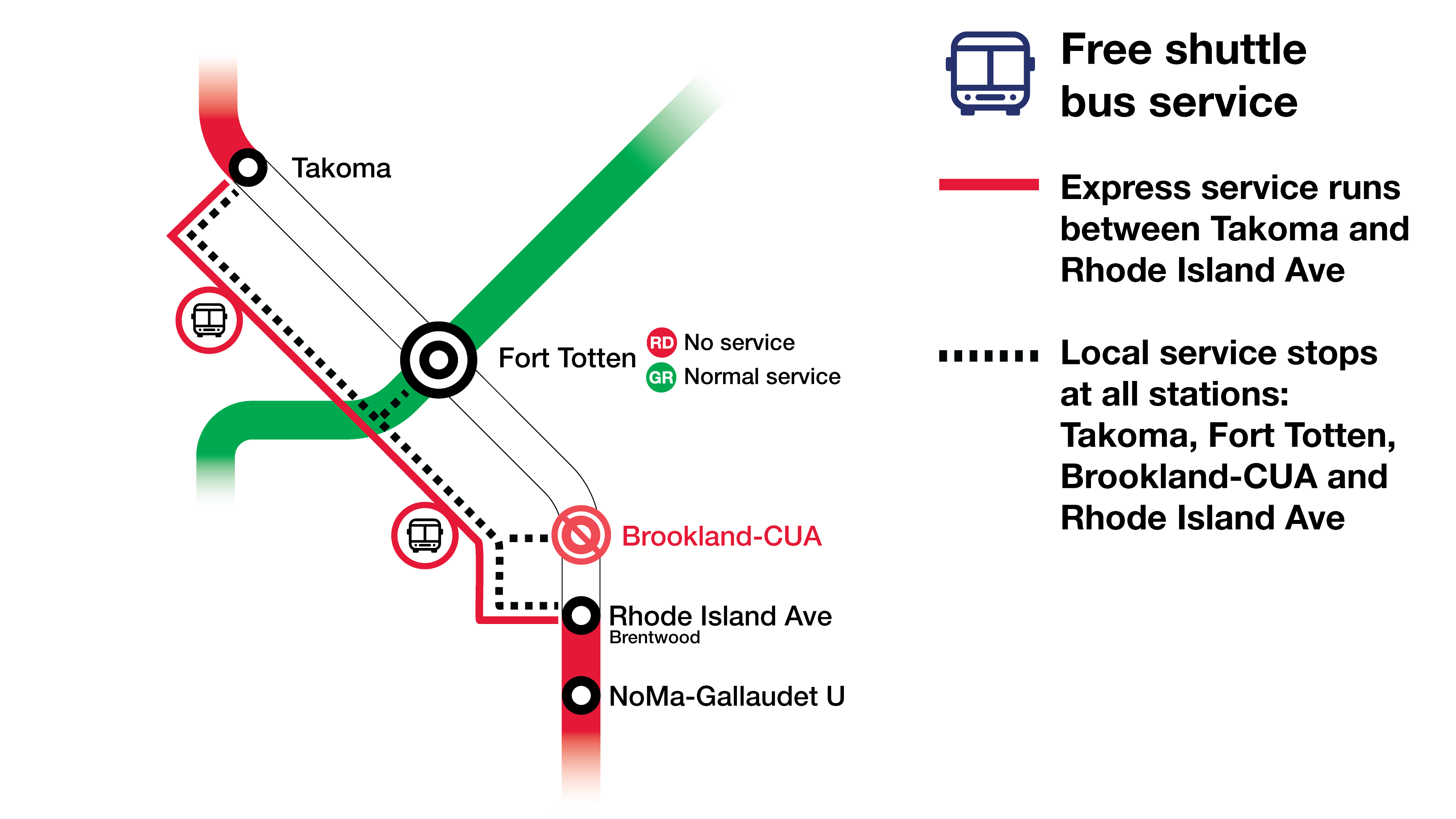 Weekend Construction Red Line closure Feb 10-11