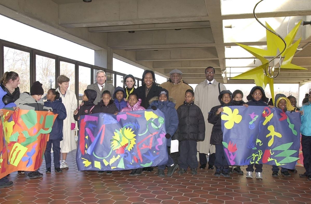 Art Dedication with Students