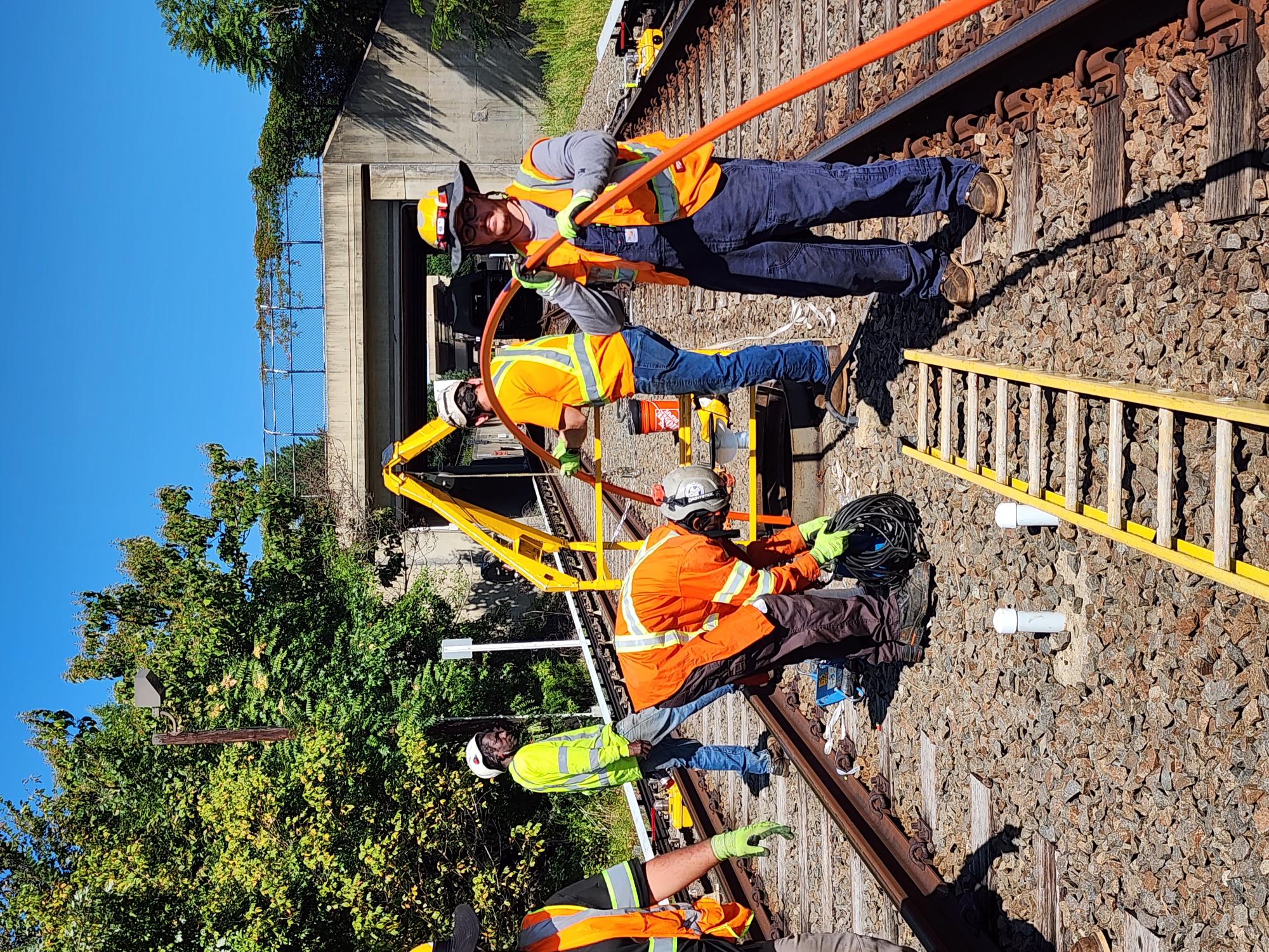 Replacement radio and fiber optic cables will keep communications reliable on the system.