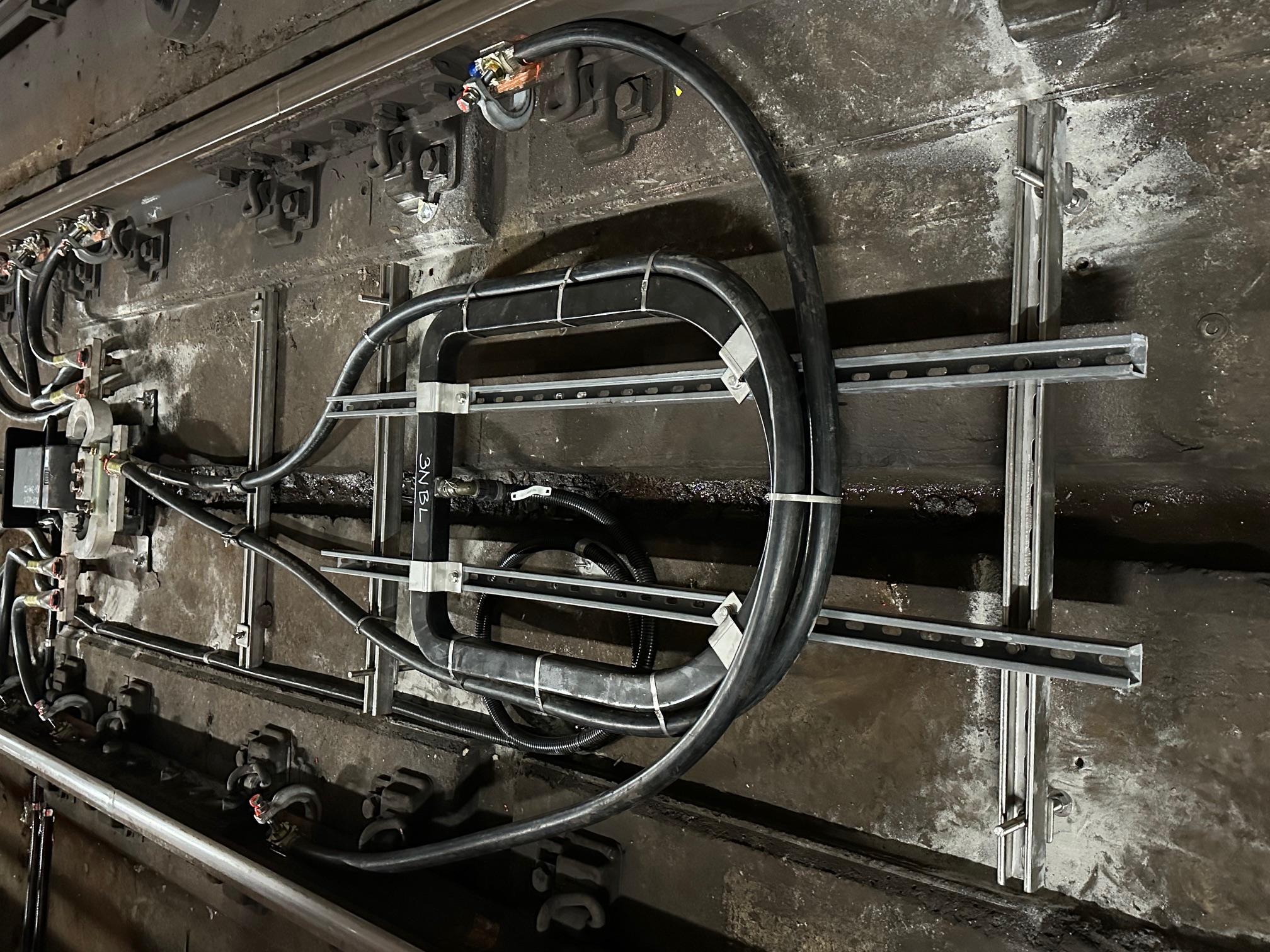 Replaced speed loops transmit speed commands to trains.