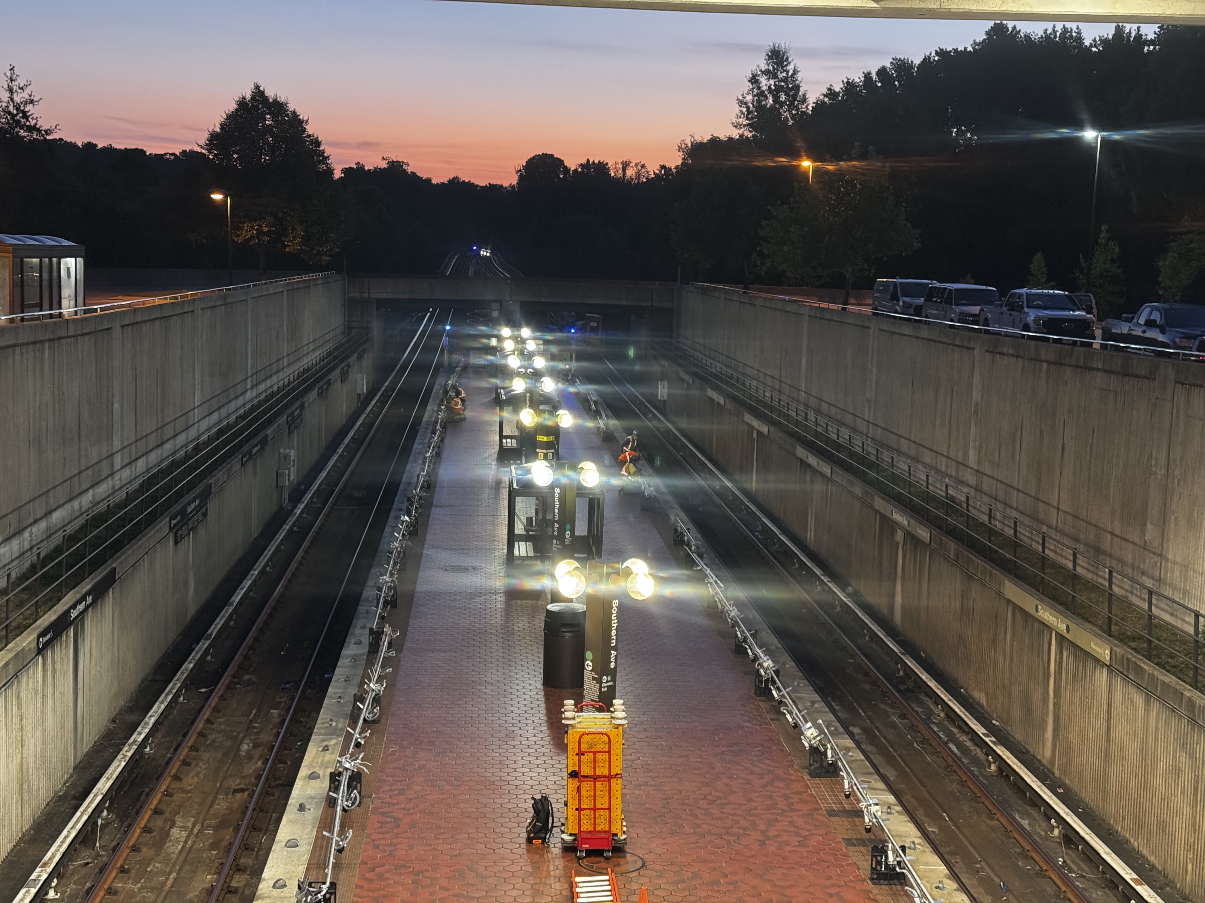 Improved lighting in stations will make it easier to see at night.