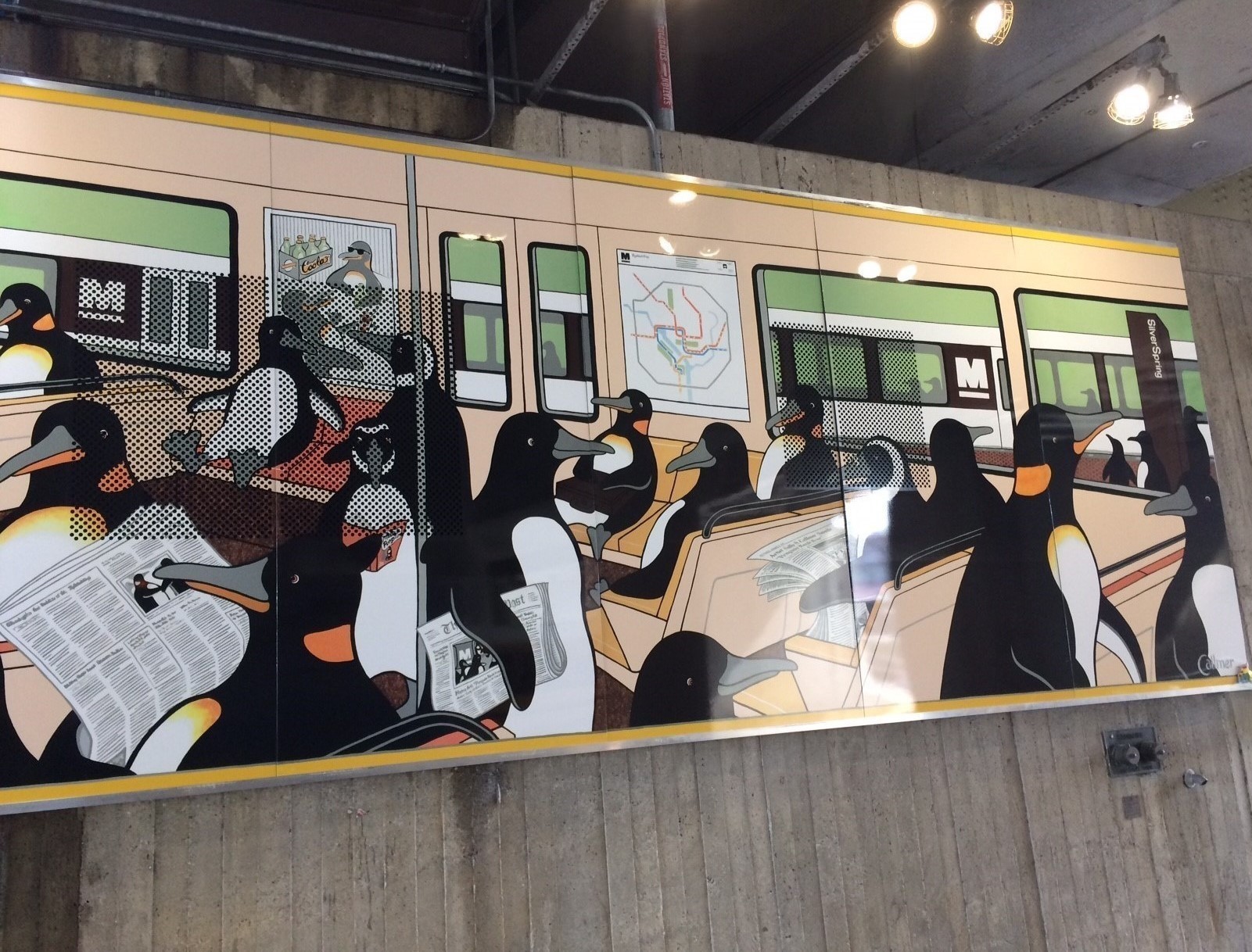 Sally Callmer Thompson - Penguin Rush Hour