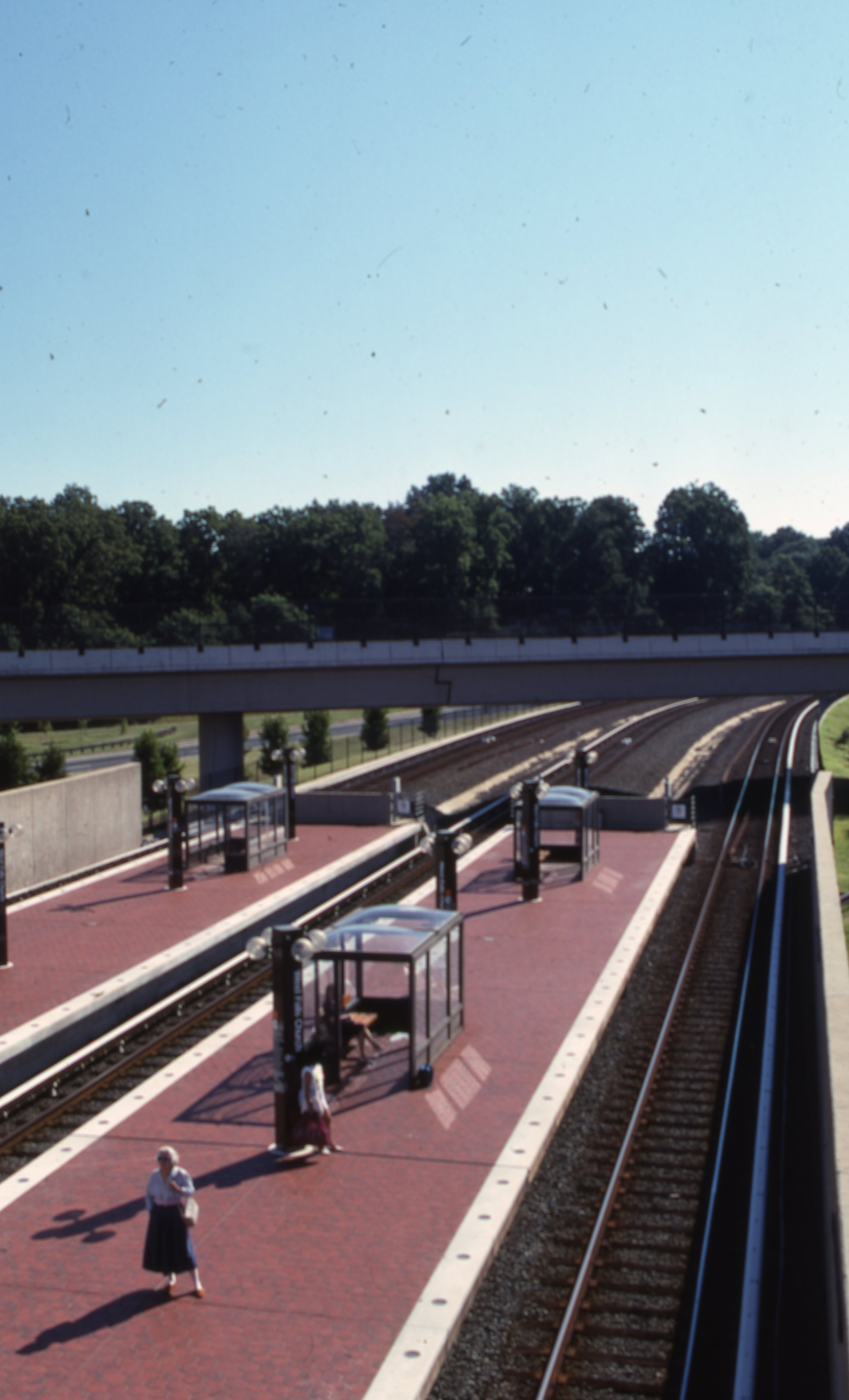 West Falls Church Station - August 1989