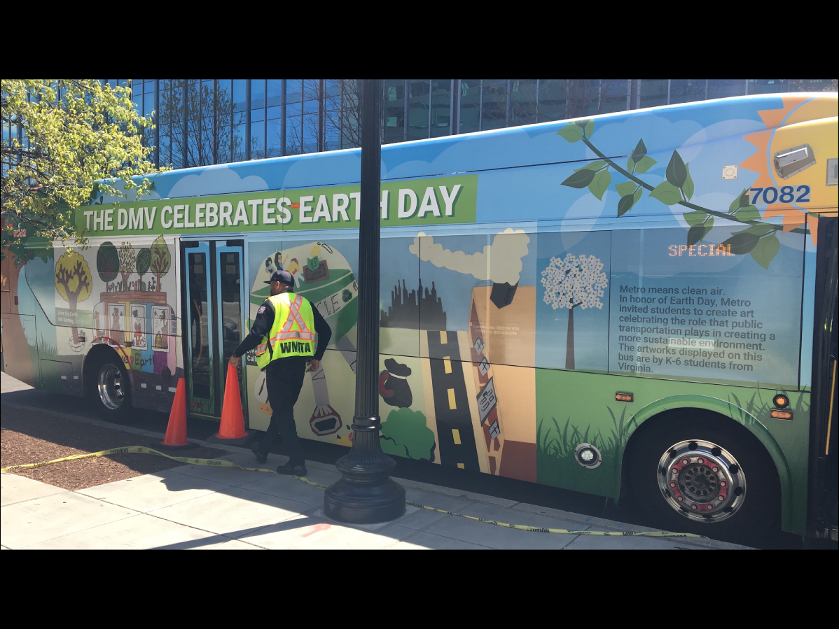 Earth Day Bus Wrap – Virginia