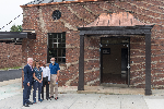 Metro hosts community leaders at the rehabilitated Chevy Chase Bus Terminal. Left to right: Metro GM Paul J. Wiedefeld; Ward 3 D.C. Councilmember Mary Cheh; DDOT Acting Director Everett Lott; and ANC 3/4G Chair Randy Speck.