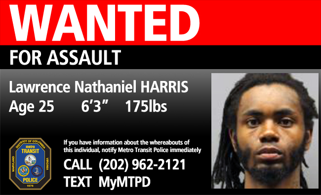 Harris Wanted for Assault