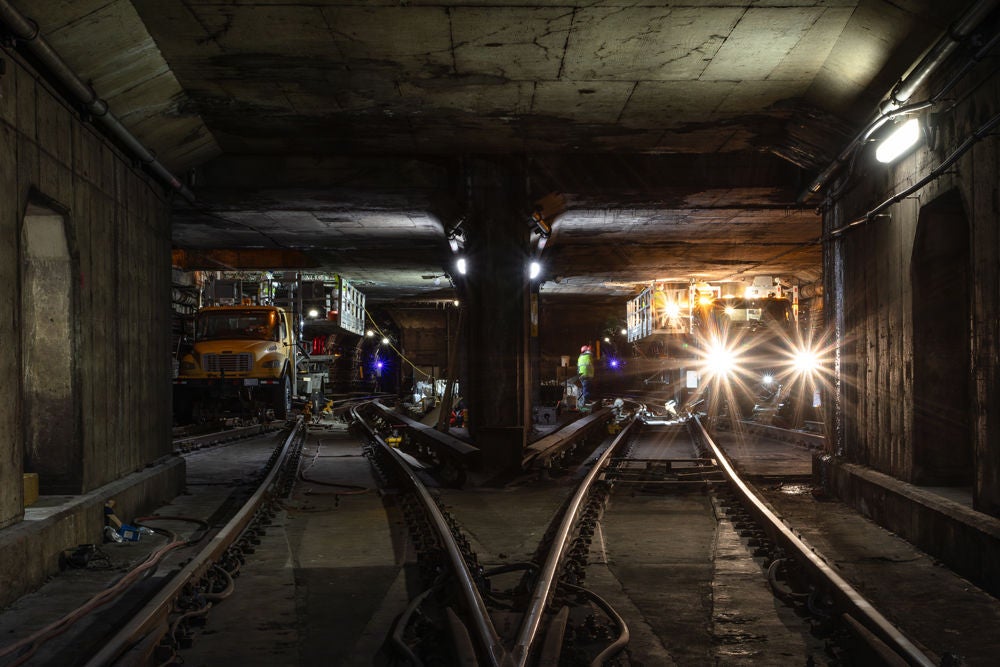 Added extra insulation to the third rail power cables to ensure safe and efficient operation.