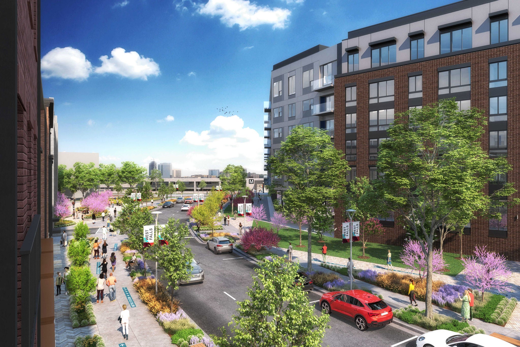 West Falls Church Rendu du boulevard