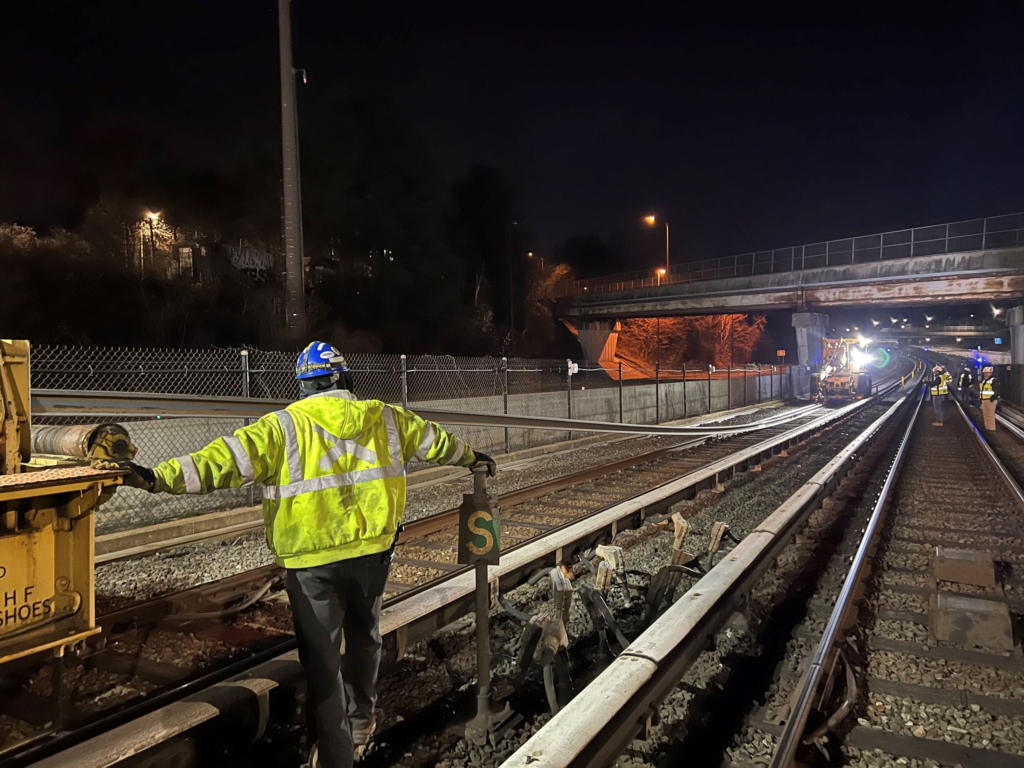 Orange Line rail replacement pic 2