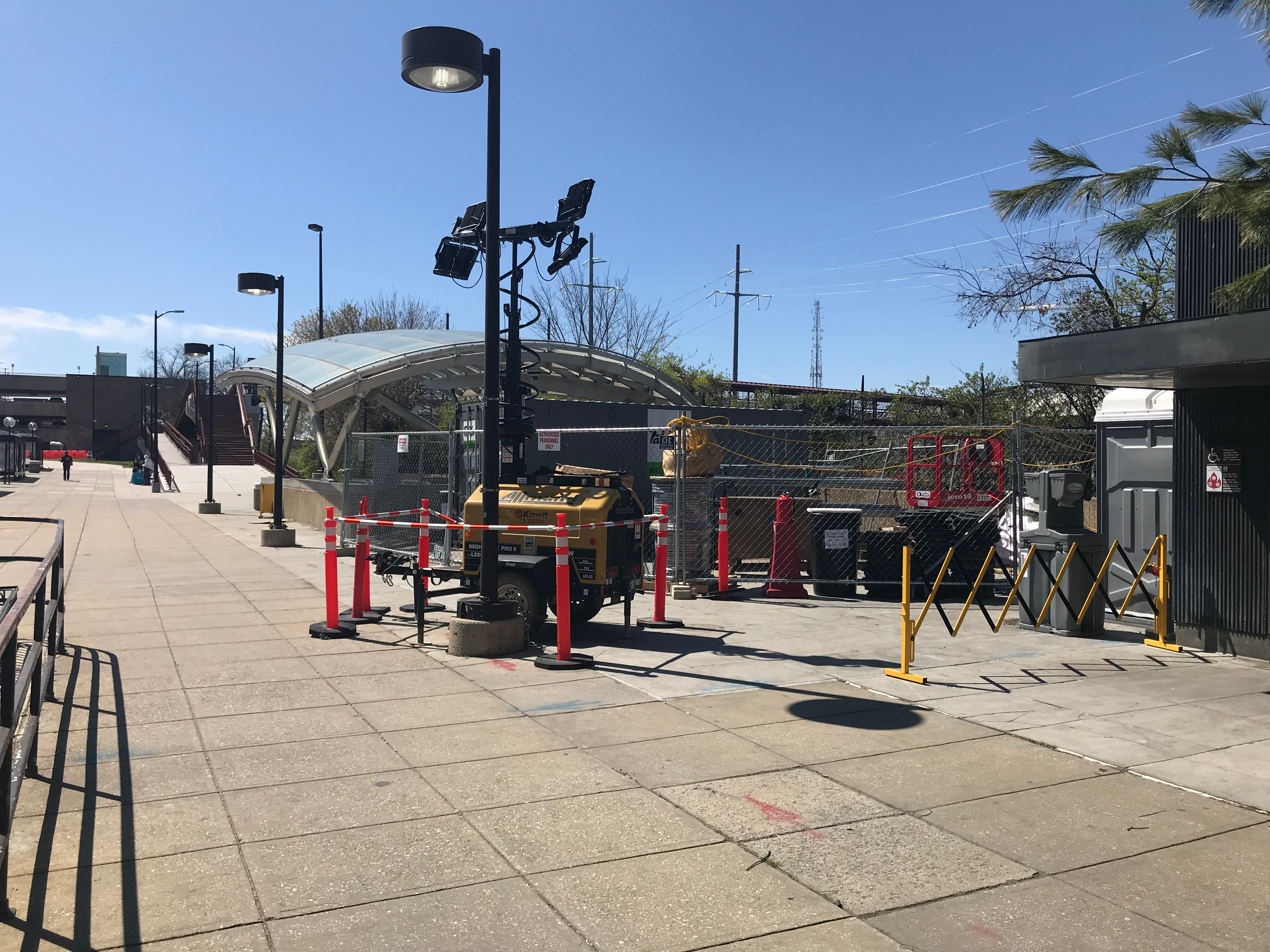 Minnesota Ave staging area 1