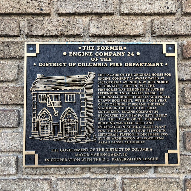 Placa da Planta de Resfriamento da New Hampshire Ave Ave