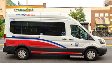 A MetroAccess van.