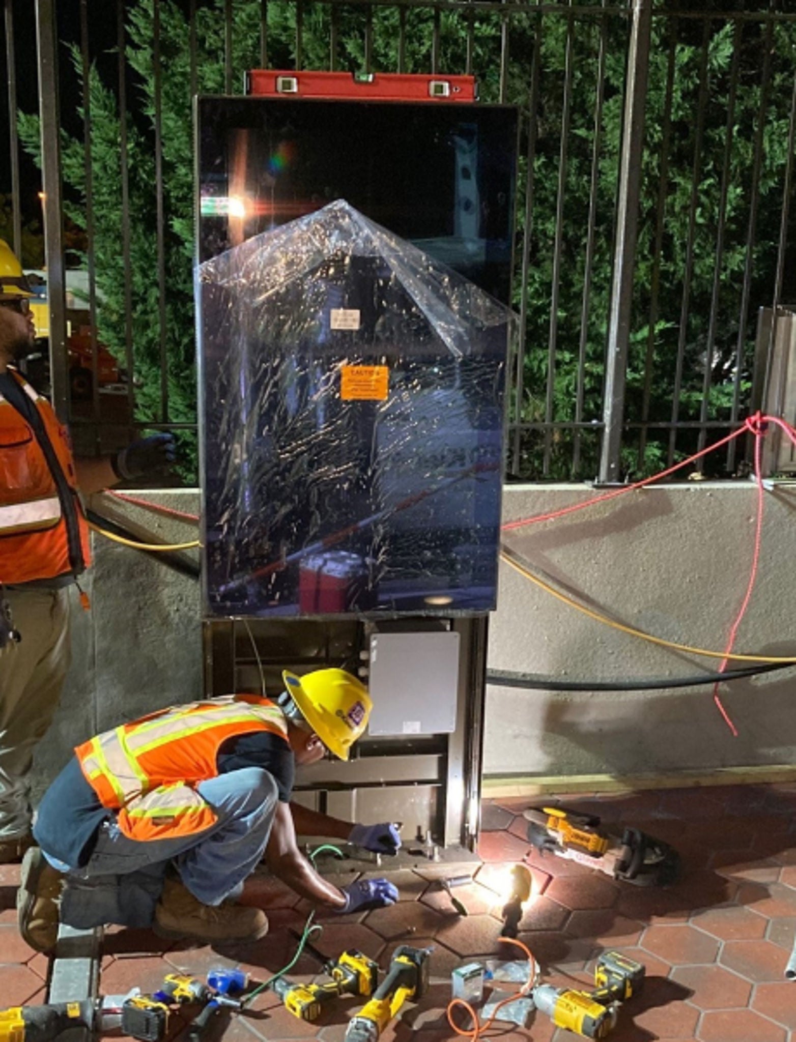 West Hyattsville installing digital displays
