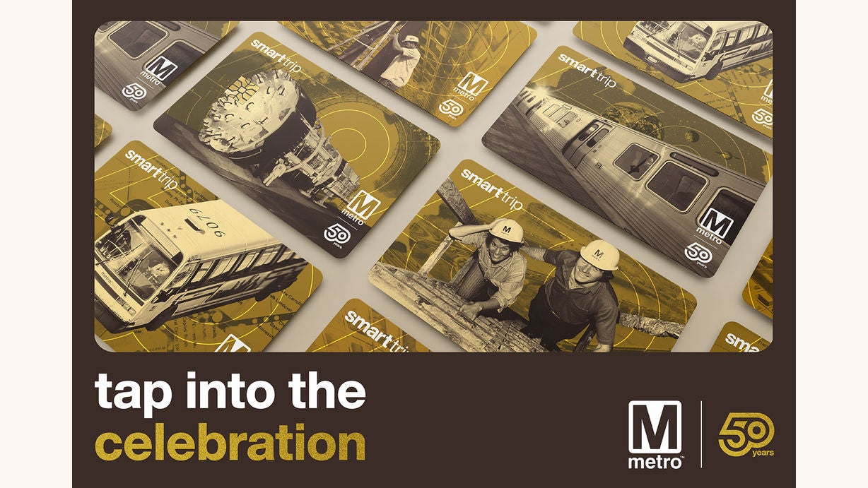 Metro to release 50th anniversary Smart Trip cards from September through November