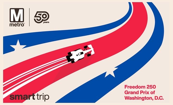Customers wishing to commemorate the historic race may do so with a limited-edition Smart Trip card available at select stations beginning Aug. 20.