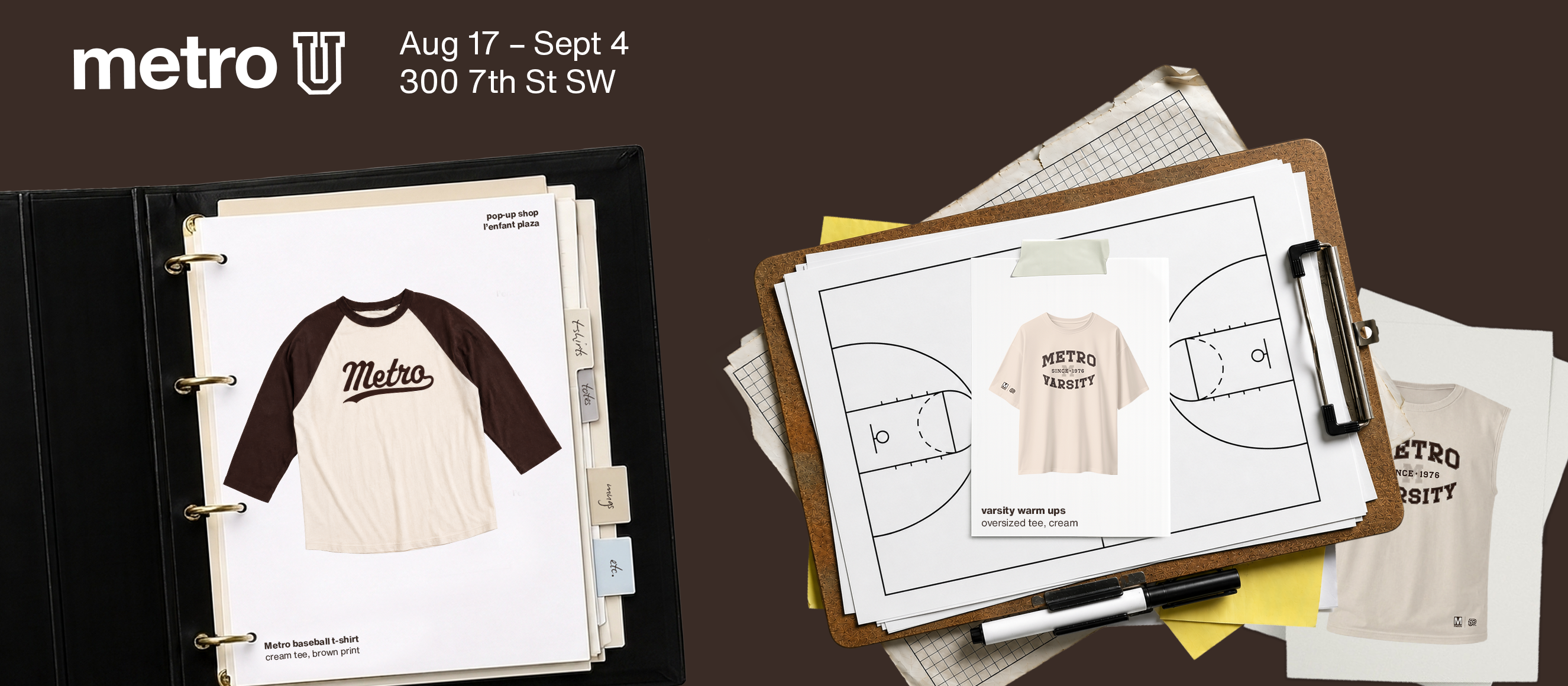 Website header Metro U Pop Up