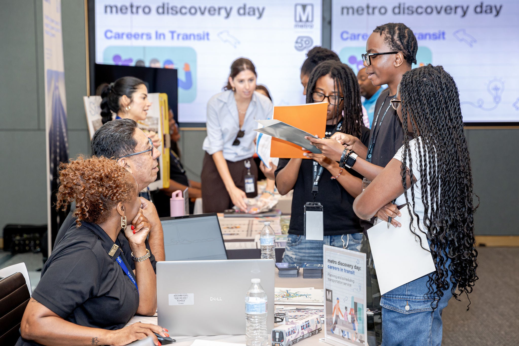 Students at Discovery Day