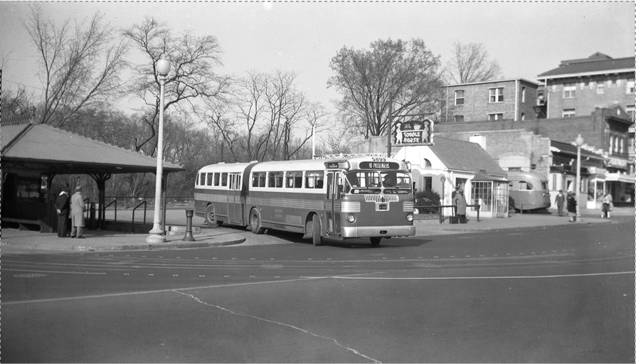 Foto histórica em preto e branco da Calvert Street