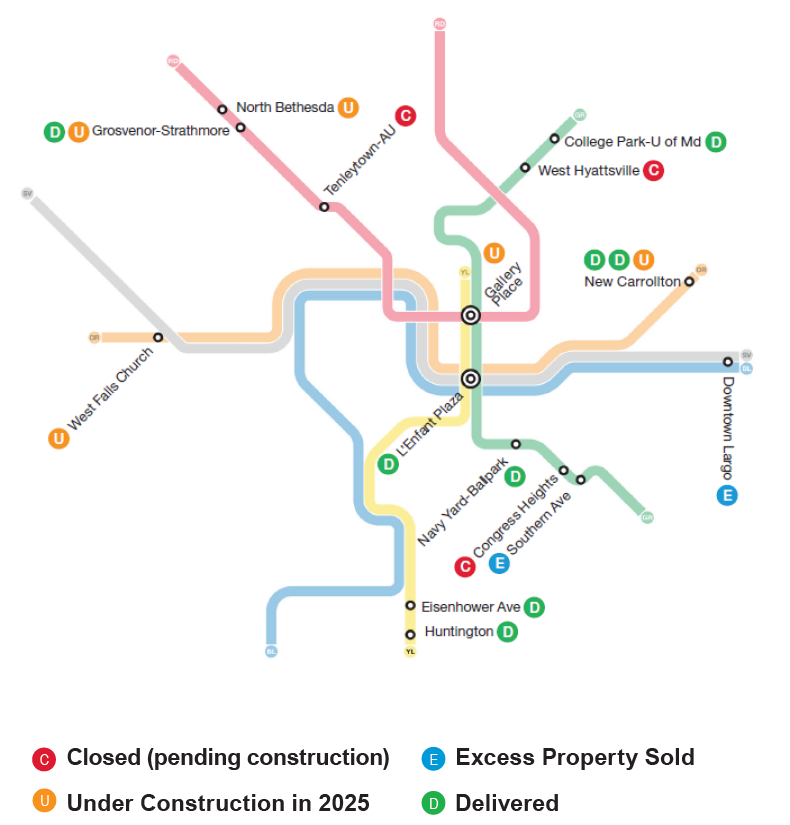 Metro 联合开发进展地图