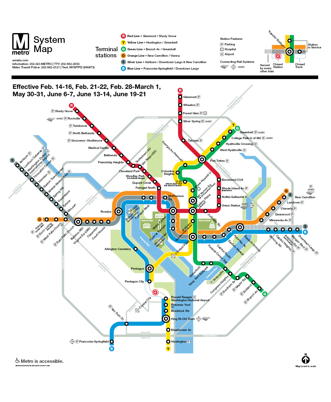 Metro 系统地图，施工历时7周