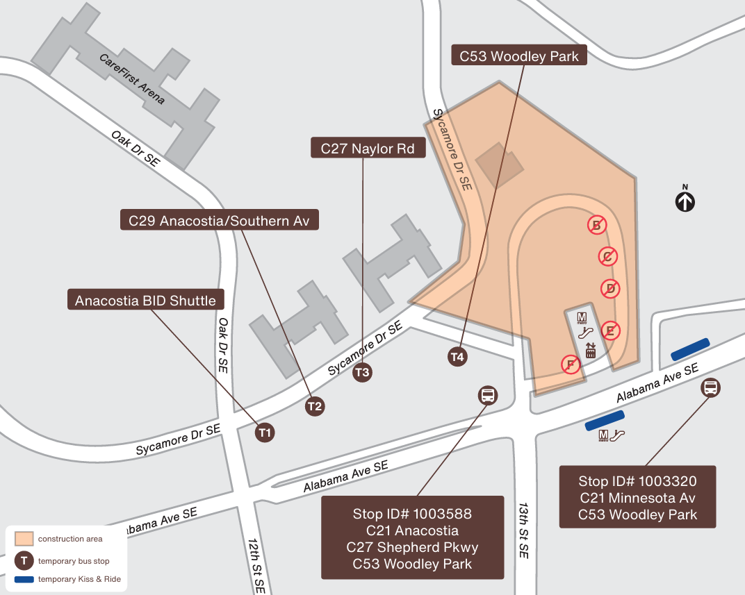 Congress Heights Station Vicinity Map
