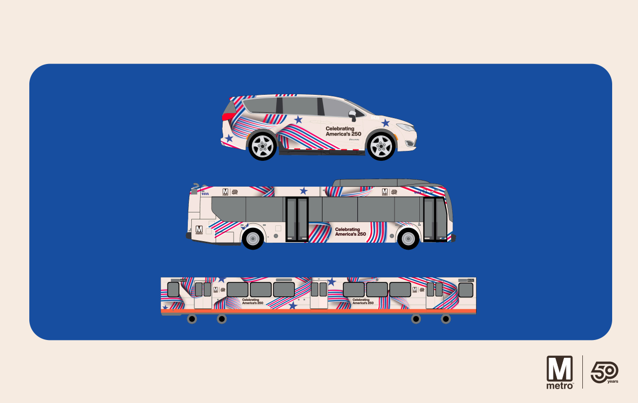 Celebrating America's 250 vehicle wraps