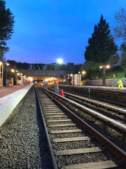 Tracks at Arlington Cemetery Station