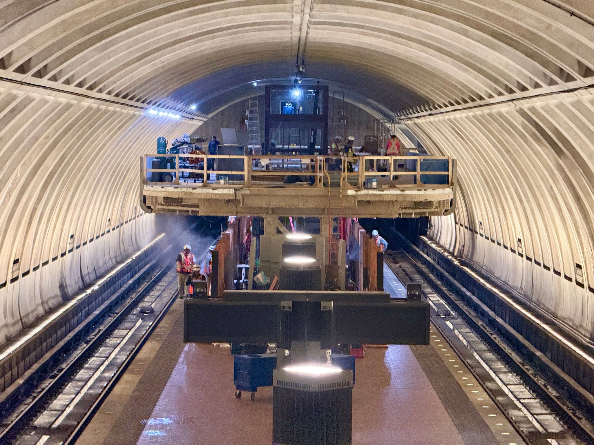 Bethesda mezzanine construction
