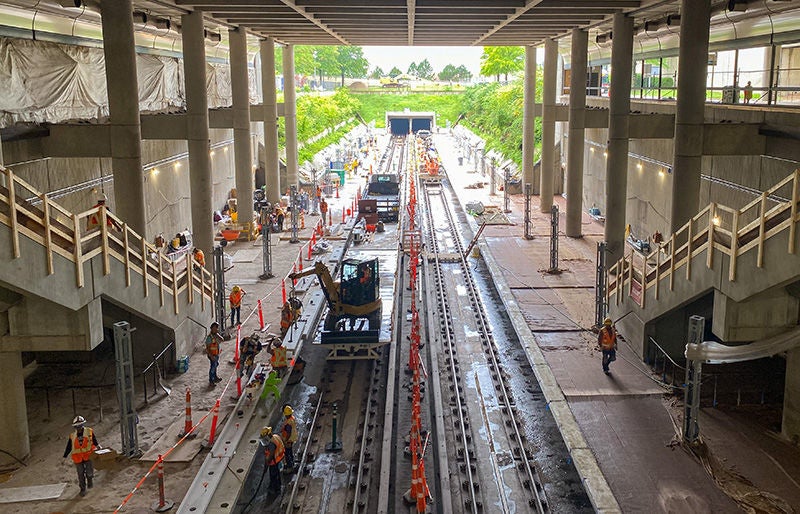 Work underway at Prince George