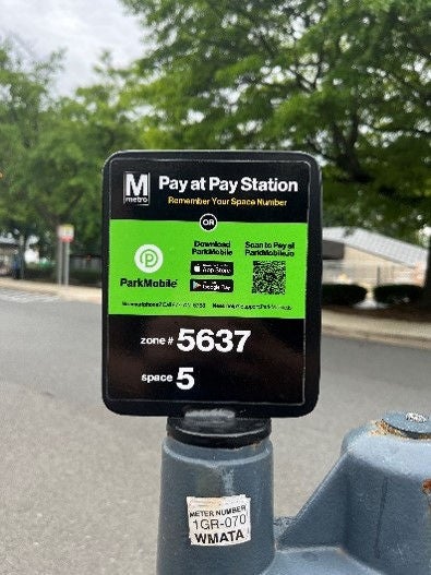 Pay Station Sign