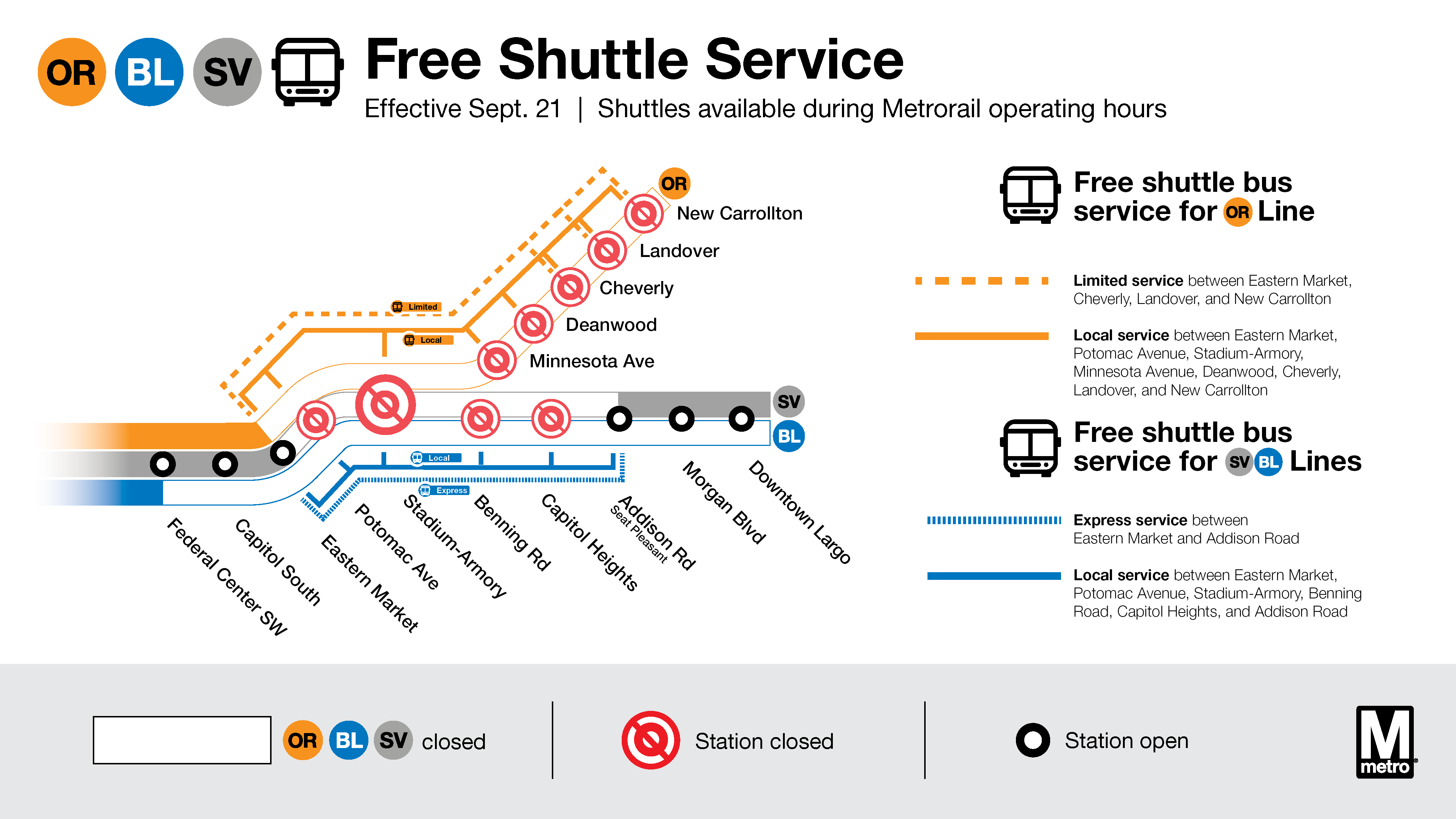 Mapa do ônibus espacial de 21 de setembro