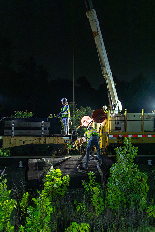 College Park Green Line Night Work