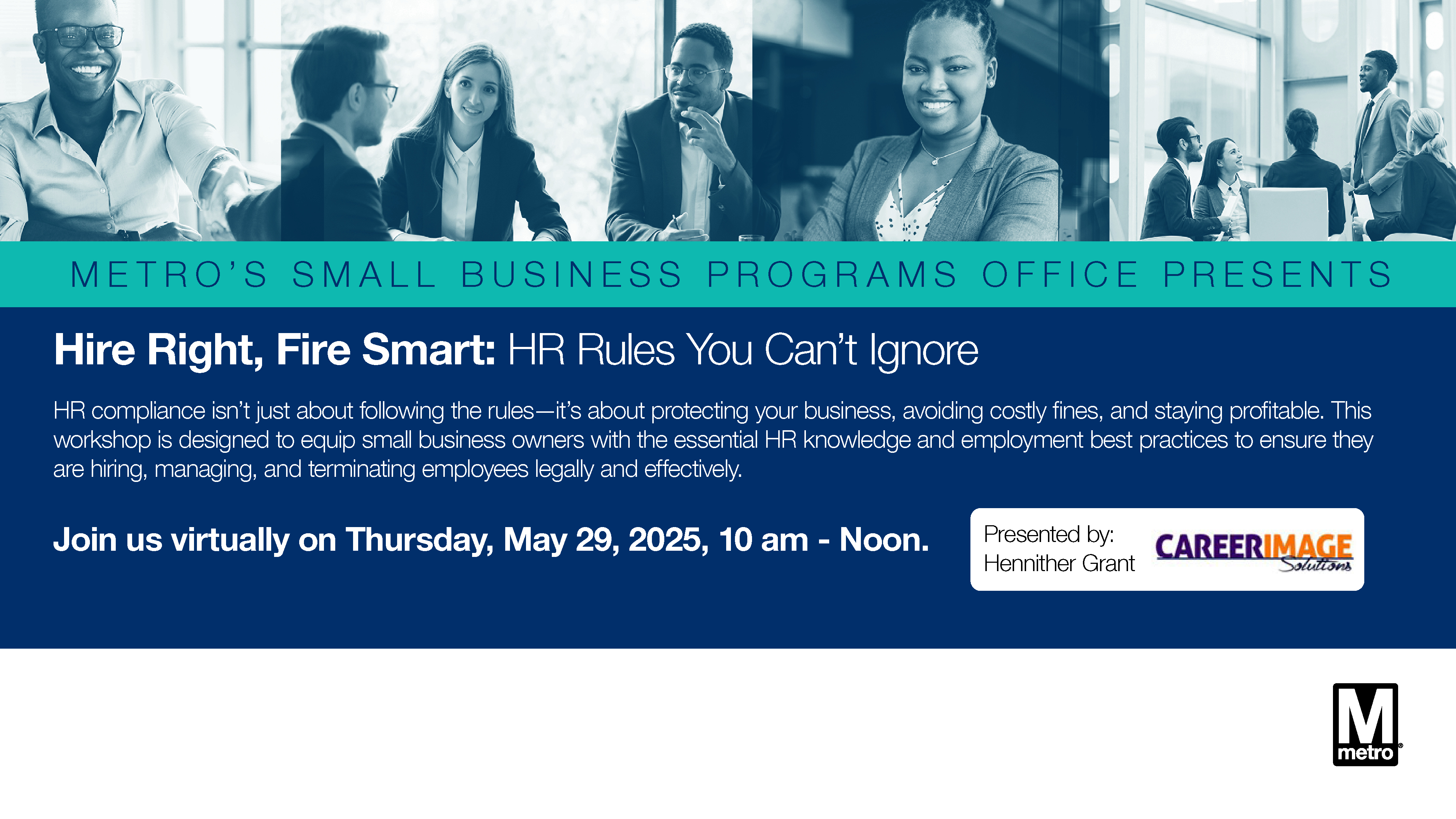 Metro’s Small Business Programs Office Presents: Hire Right, Fire Smart
