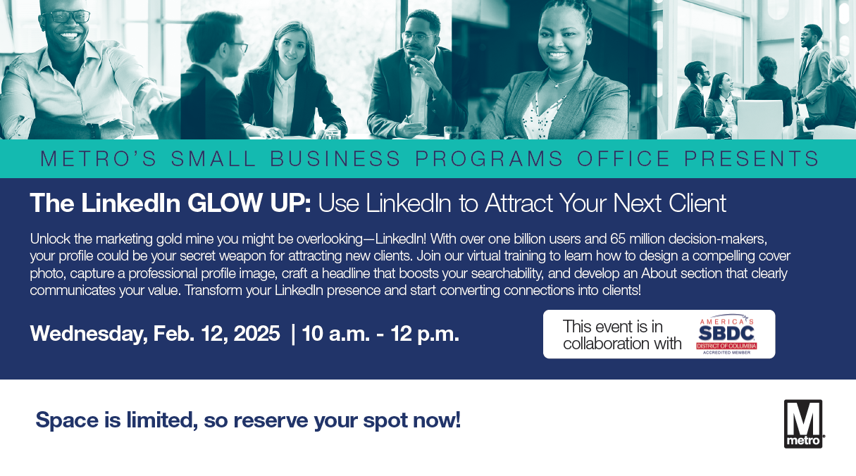 The LinkedIn GLOW UP: Use LinkedIn To Attract Your Next Client