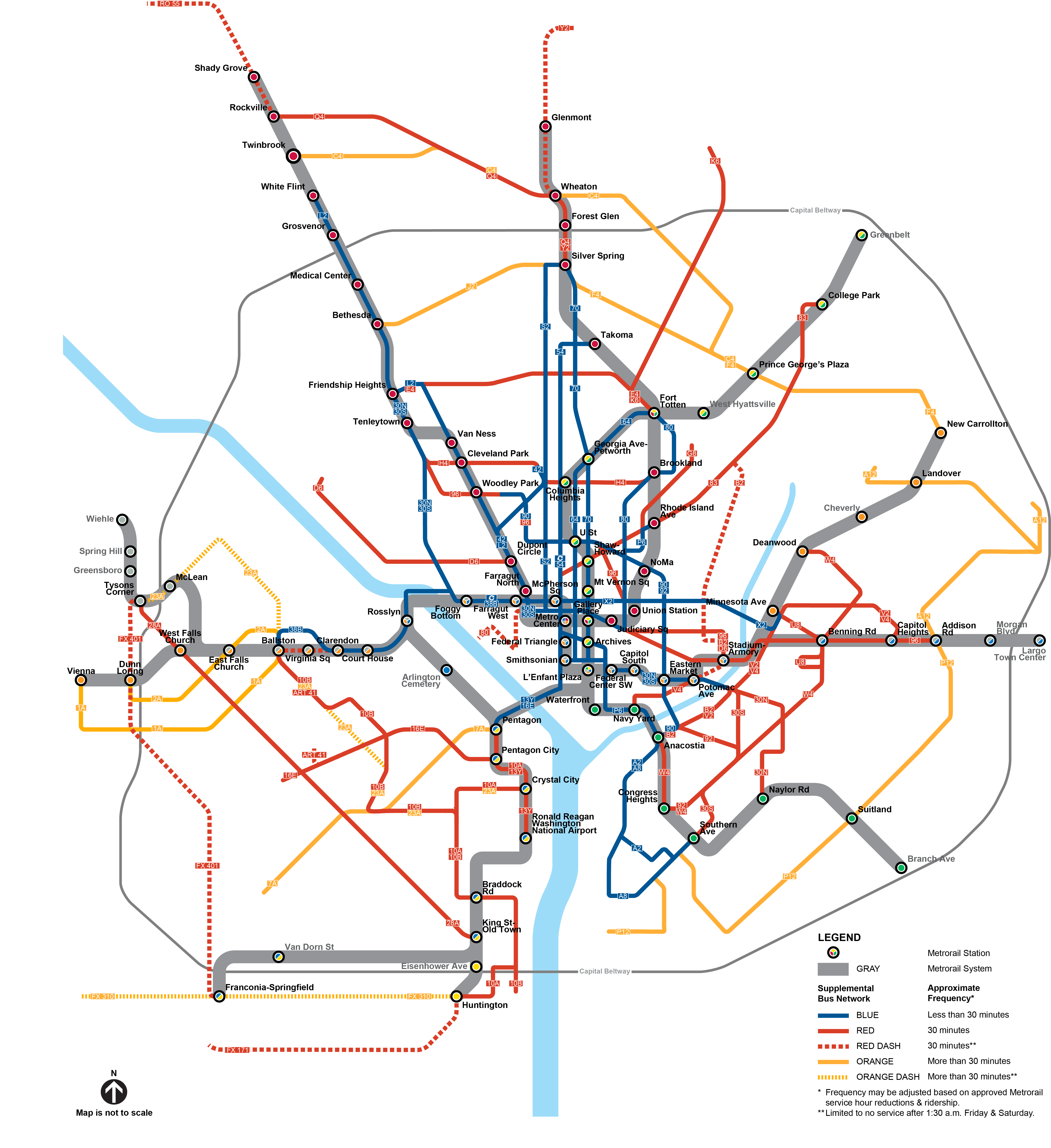 Washington Dc Bus Map