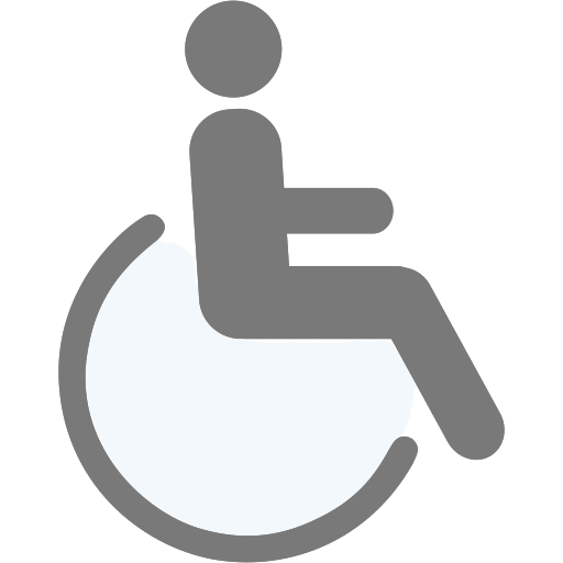 wheelchair image showing this entrance is accessible