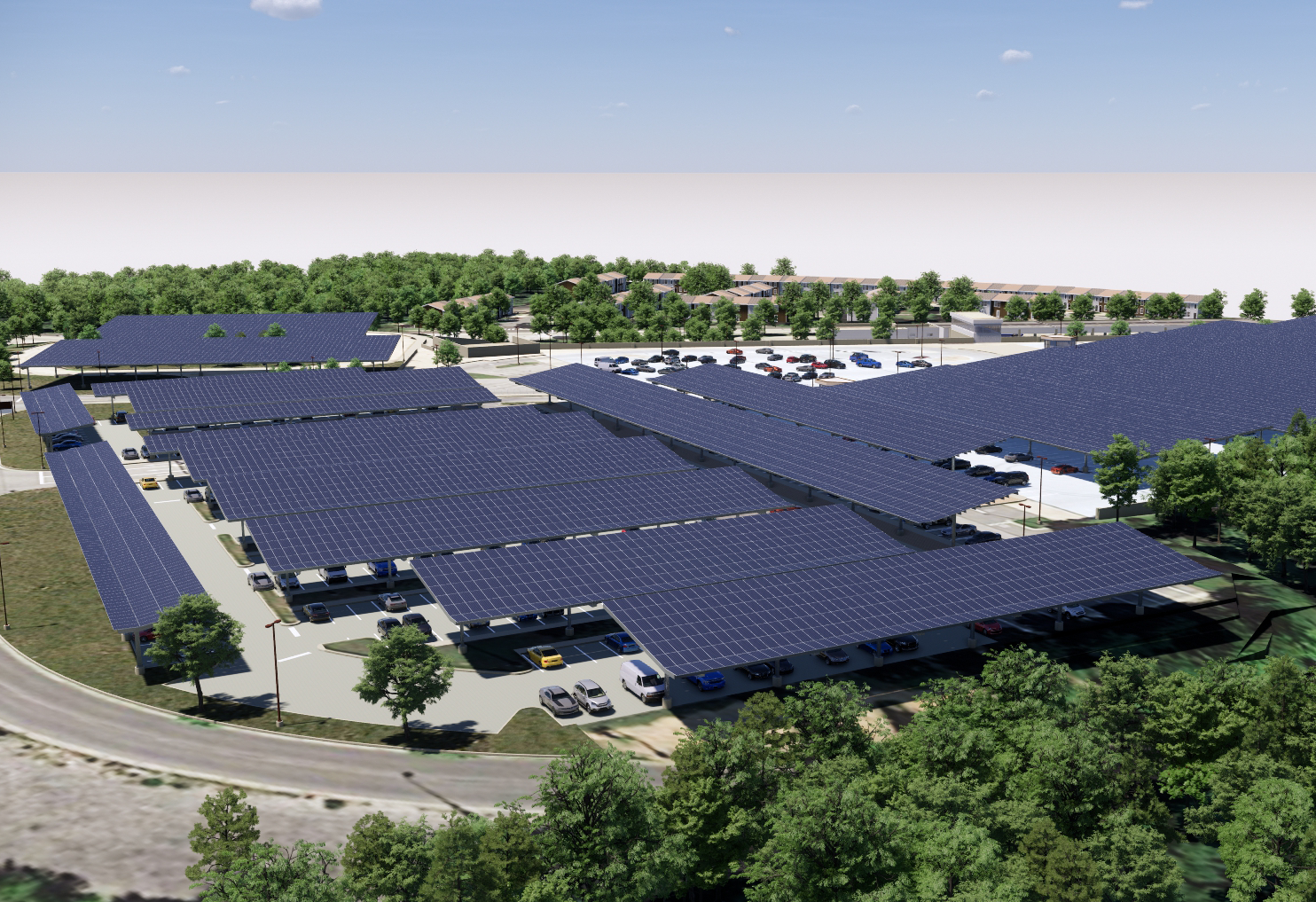 Southern Ave Station rendering courtesy of SunPower Corporation