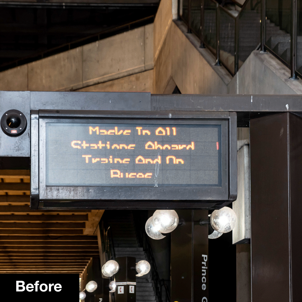 Before After Public Information Display Screens Before After Public Information Display Screens