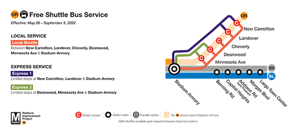 summer platforms project bus shuttle map 2022