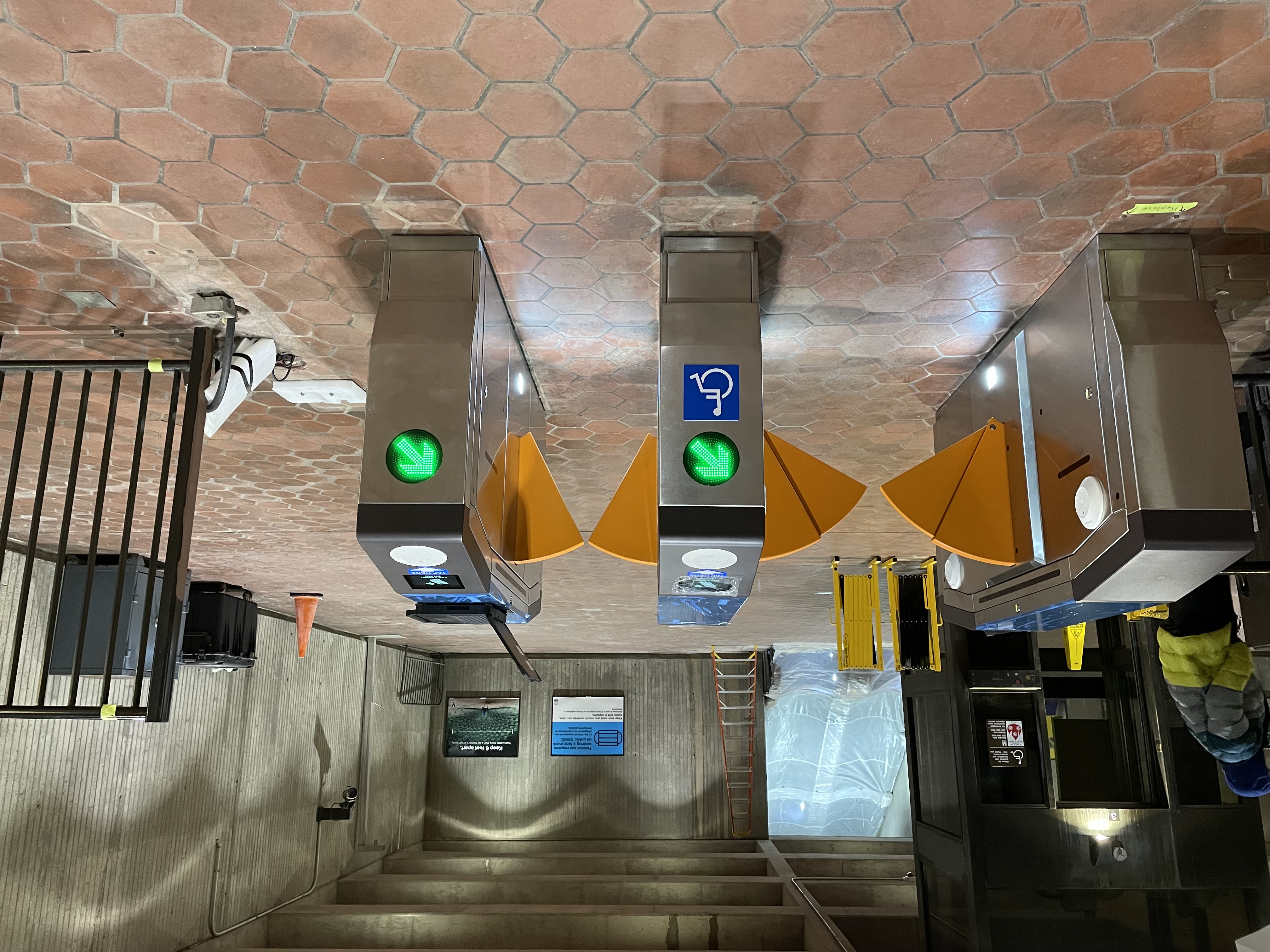 New faregates at Rockville Station