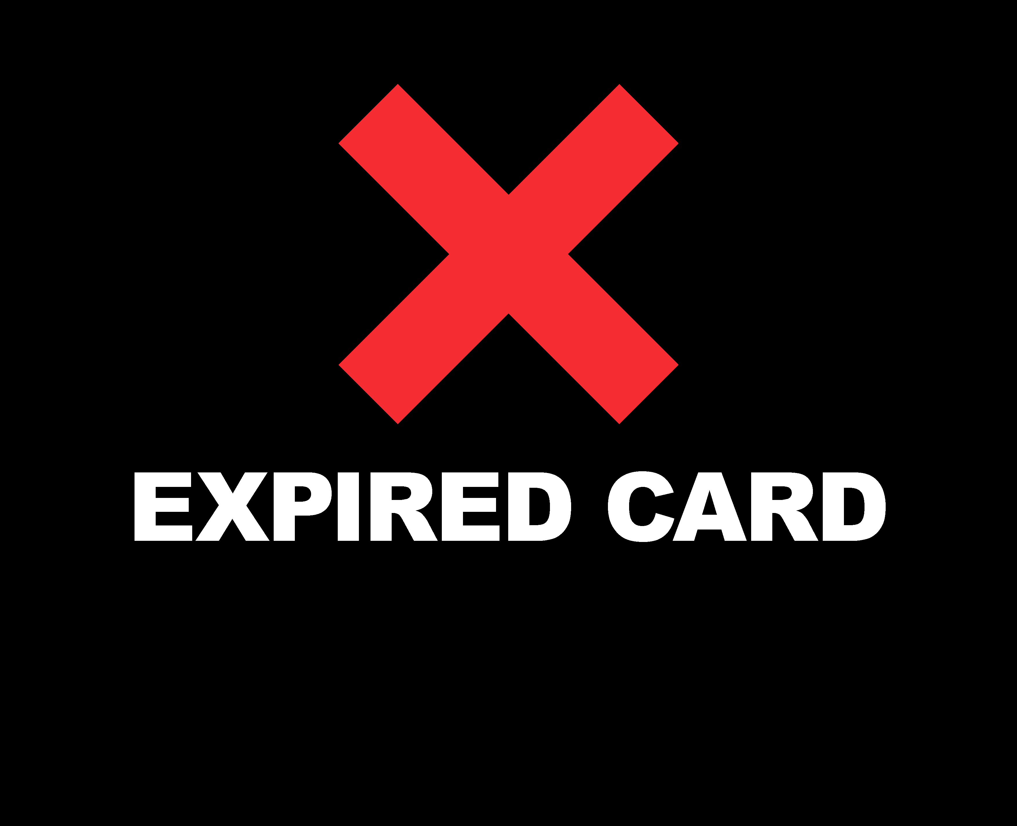 expired card expired card
