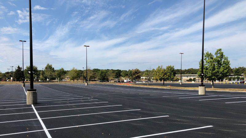 Surface parking lot improvement at Greenbelt Metro Station