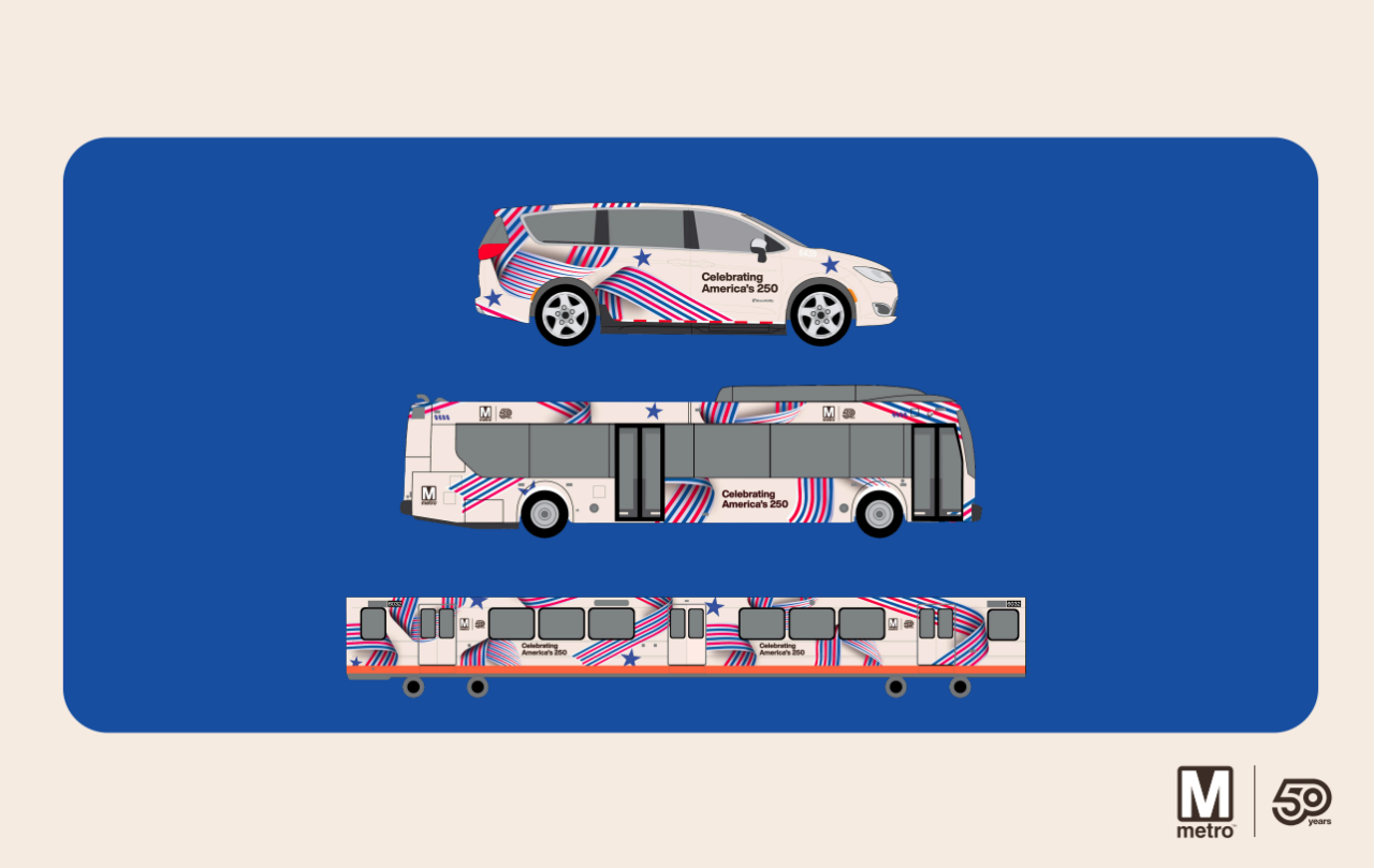 Celebrating America's 250 vehicle wraps