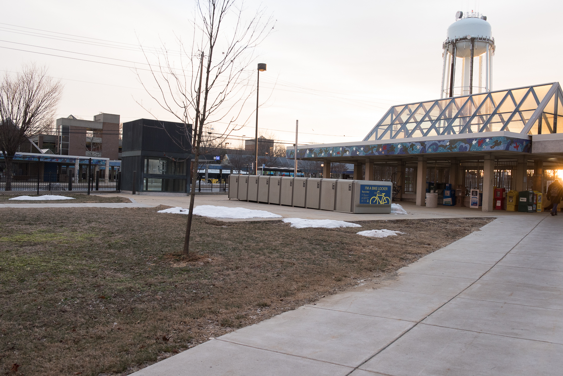 Glenmont Station from Afar