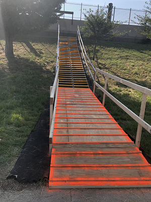 Access platform at West Hyattsville Station