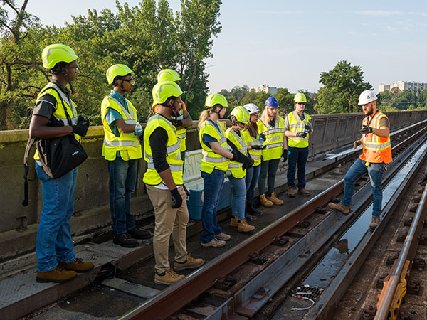 College Interns Tour West Hyattsville