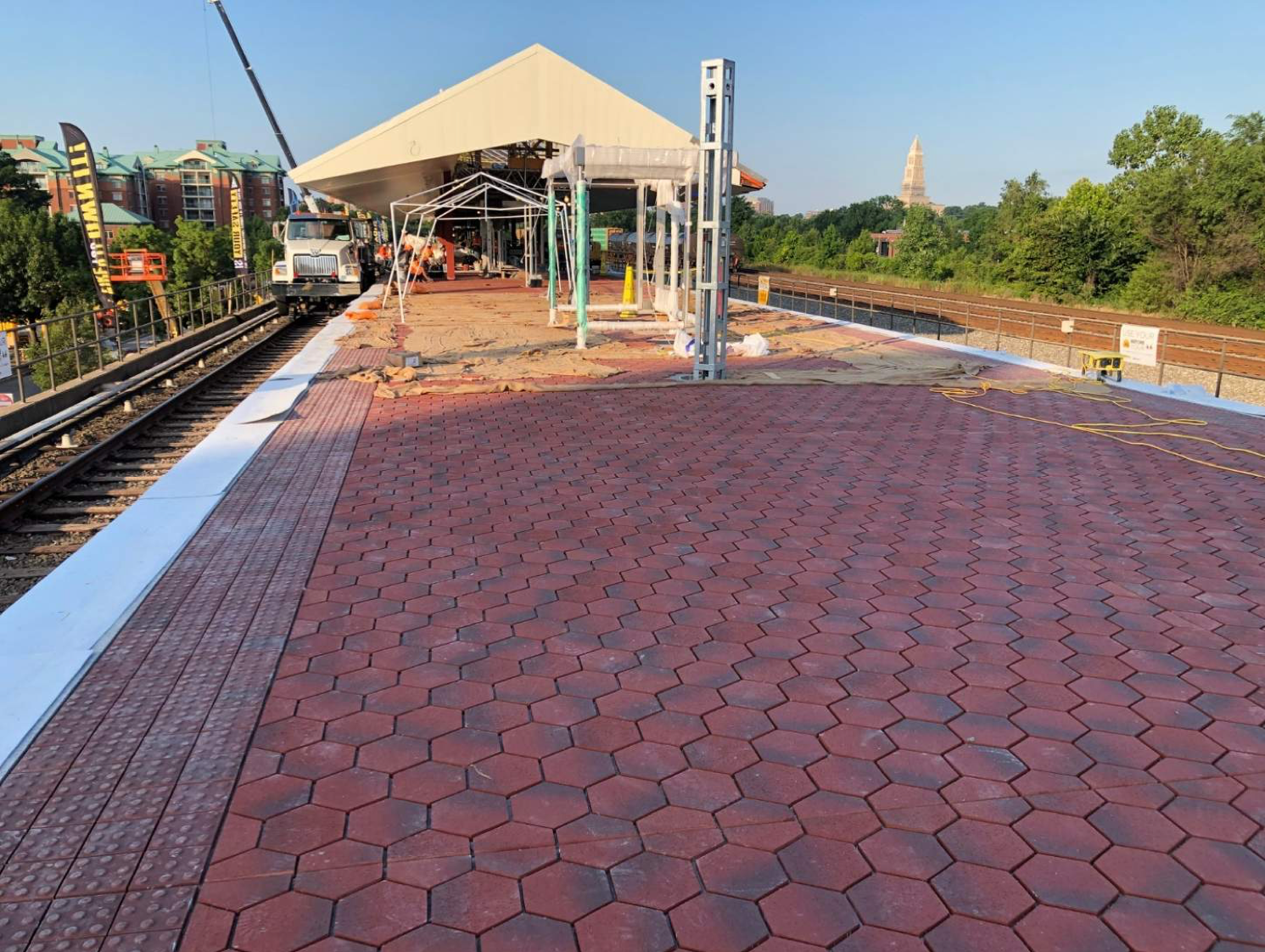 Slip-resistant tiles and new shelters being set at King Street Station